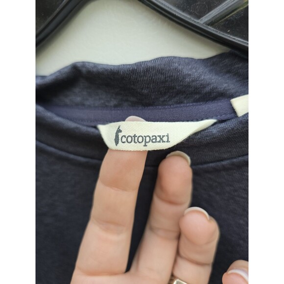 Cotopaxi Sweatshirt Mens Medium M Blue Stripe Bandera Crew Pullover - Picture 6 of 9